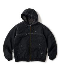 FTC WASHED CANVAS HOODED JACKET