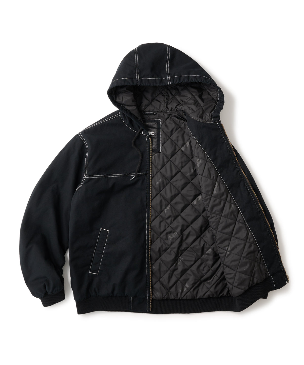 FTC WASHED CANVAS HOODED JACKET