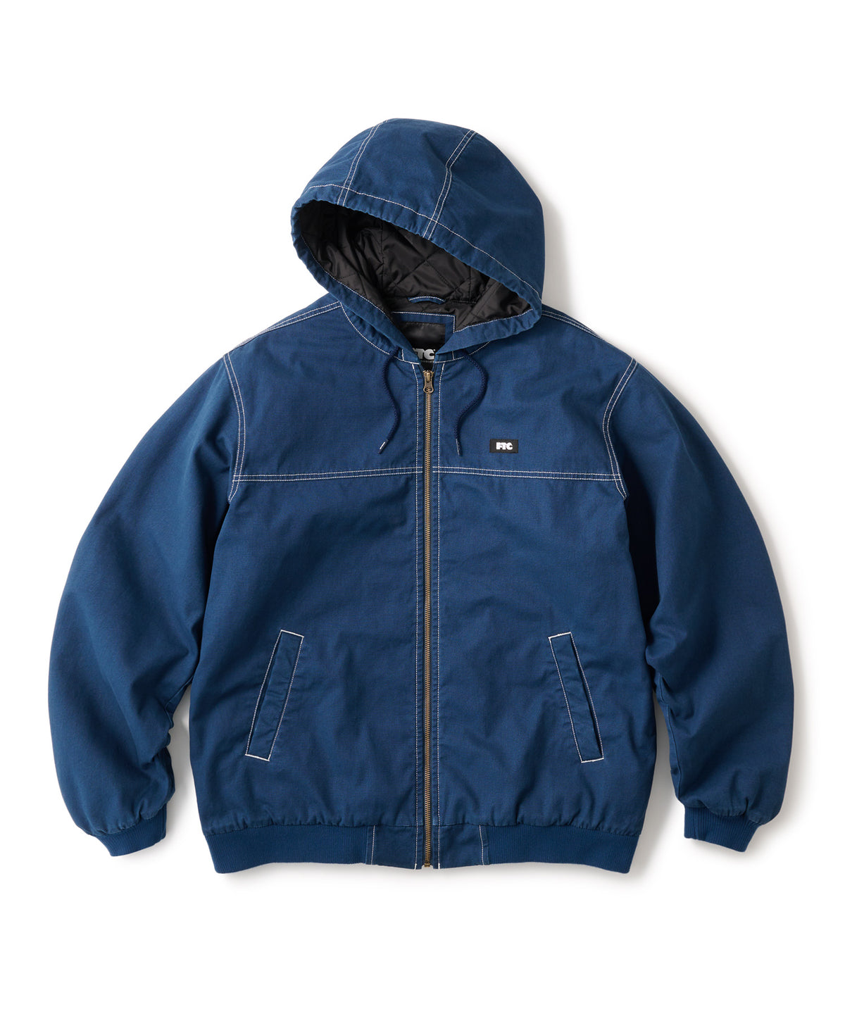 FTC WASHED CANVAS HOODED JACKET