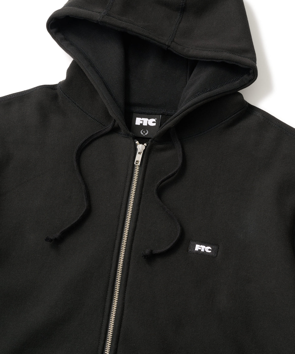 FTC SMALL BOX LOGO ZIP UP HOODED SWEATSHIRT