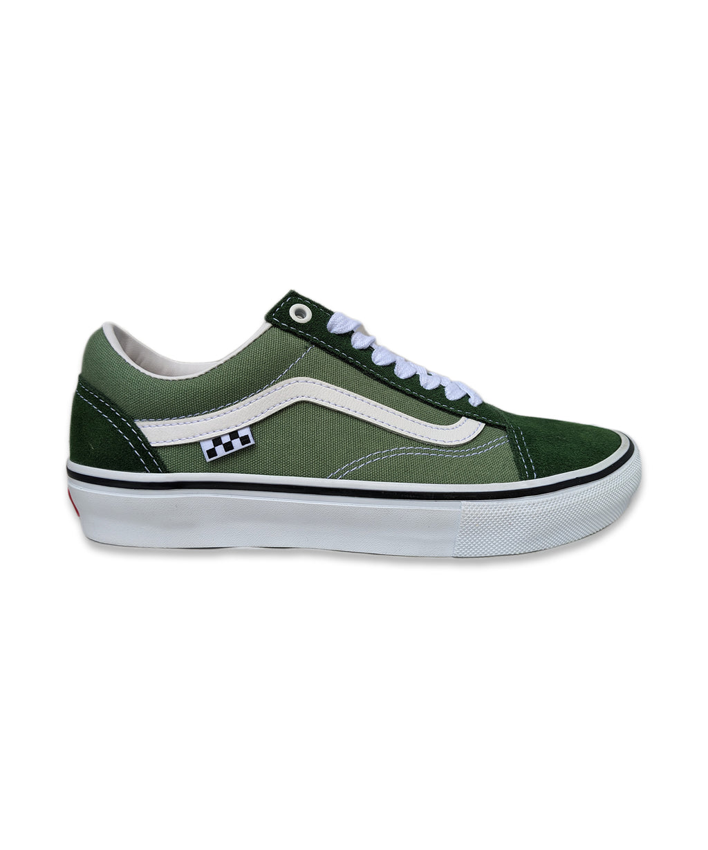 VANS SKATE OLD SKOOL GREEN/WHITE – FTC SKATEBOARDING, image size:1024x1229