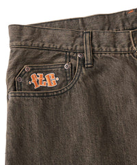FTC OVERDYED EMB JEAN (BAGGY FIT)