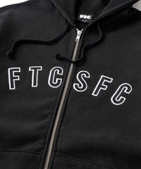 FTC ARC LOGO ZIP UP HOODED SWEATSHIRT