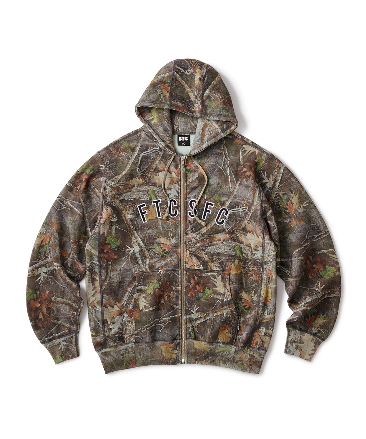 FTC ARC LOGO ZIP UP HOODED SWEATSHIRT