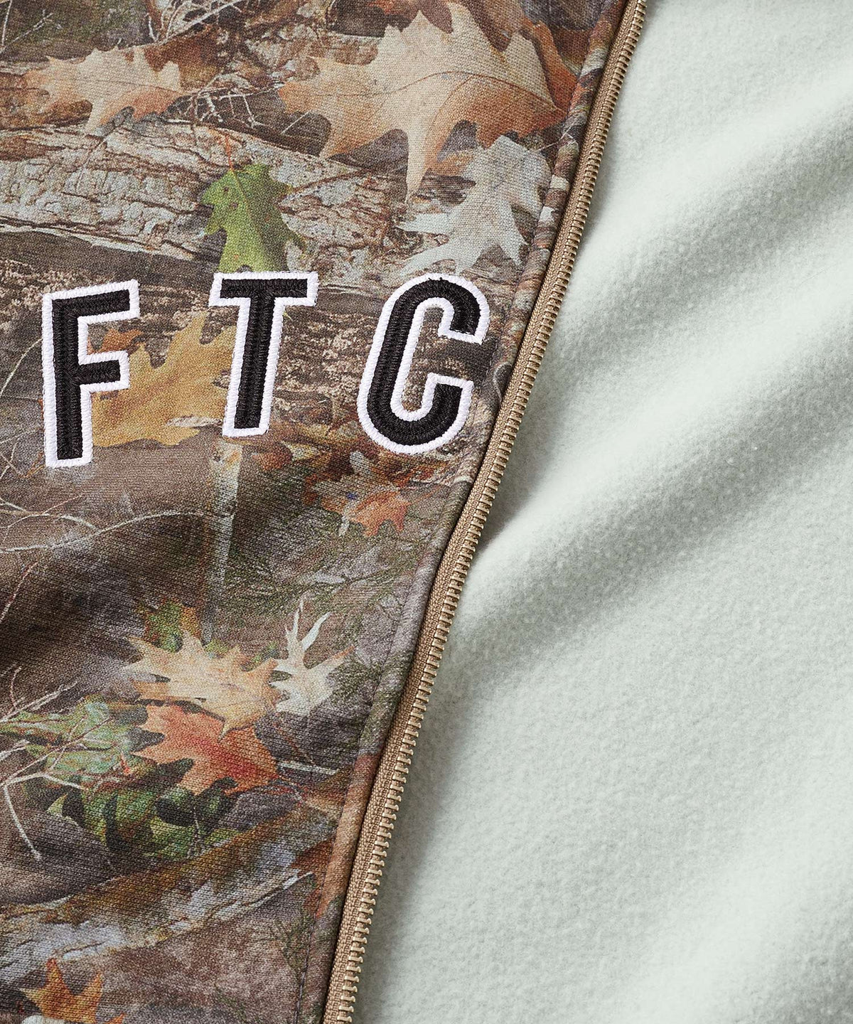 FTC ARC LOGO ZIP UP HOODED SWEATSHIRT