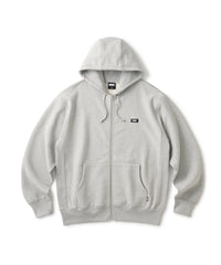 FTC BOX LOGO ZIP UP HOODED SWEATSHIRT