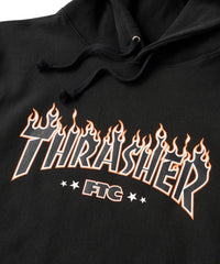 THRASHER X FTC HOODED SWEATSHIRT