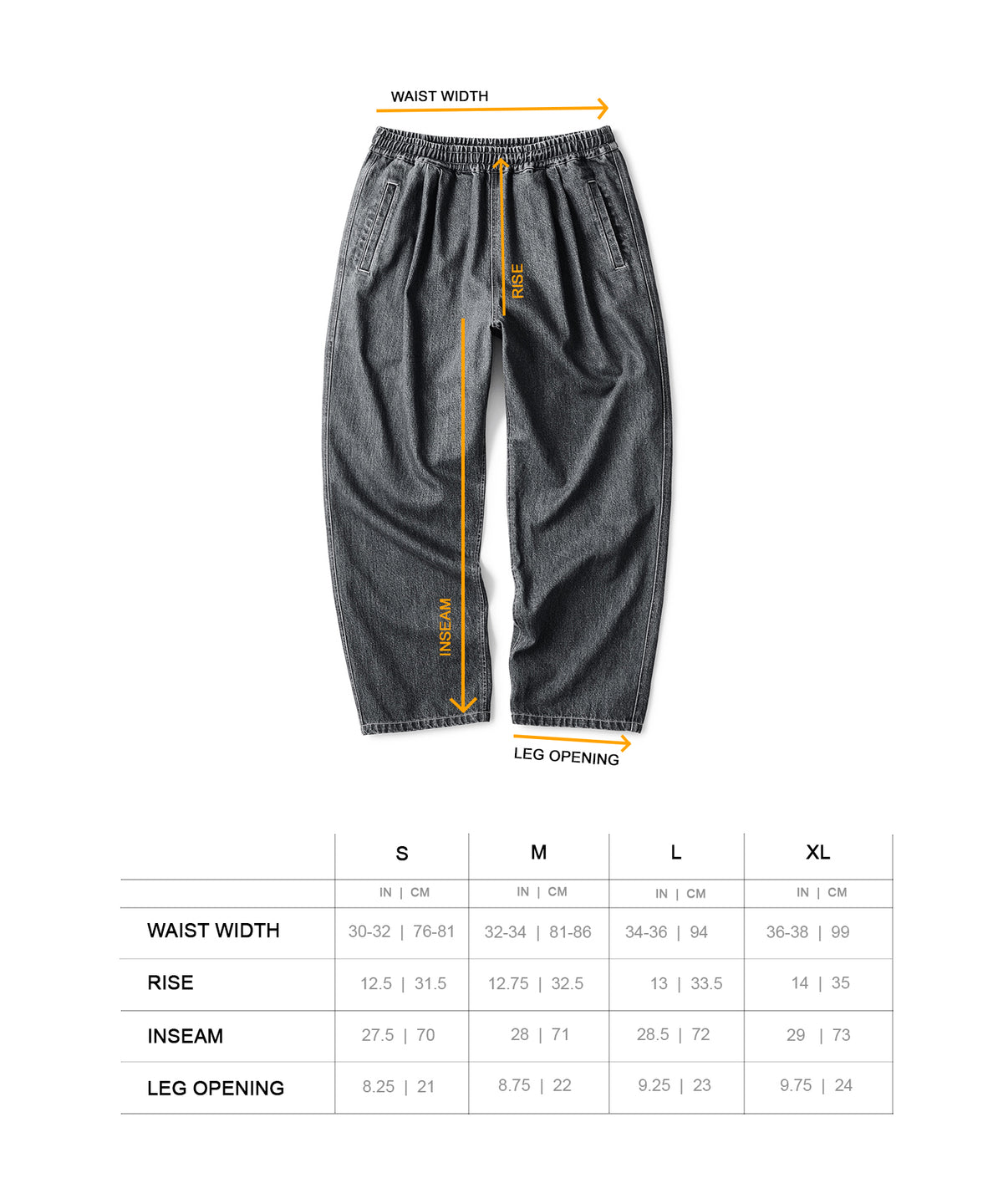 FTC DENIM EASY PANT