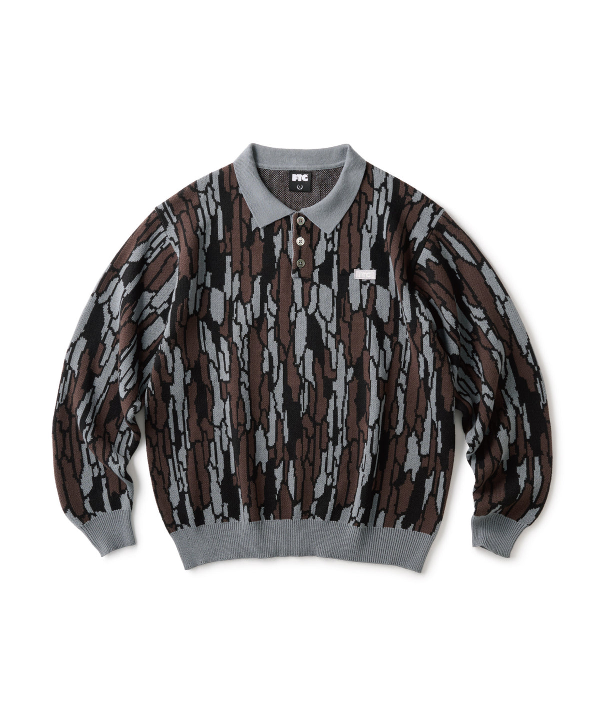 FTC KNIT POLO SWEATER