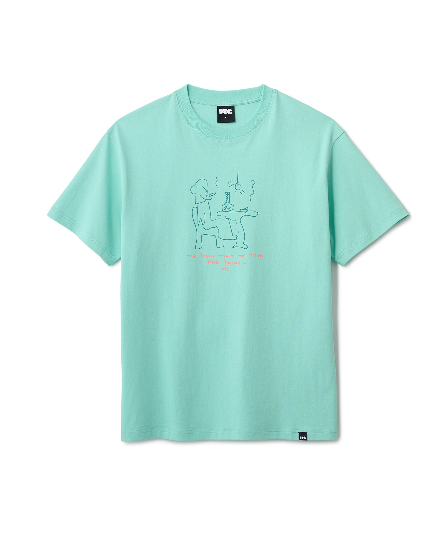 FTC DRINK AND THINK TEE – FTC SKATEBOARDING
