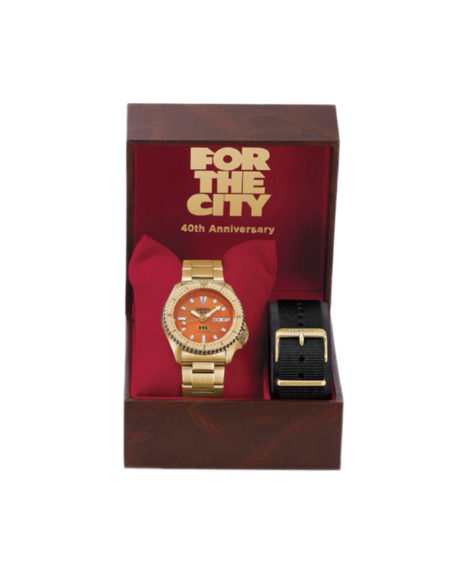 時計 SEIKO FTC 5 Sport SKX Series Orange Gold SEIKO X FTC 5 SPORT SKX SERIES WATCH (ORANGE) – FTC SKATEBOARDING