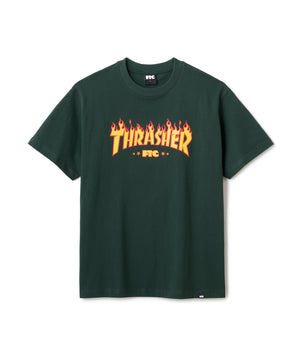 THRASHER X FTC LOGO TEE