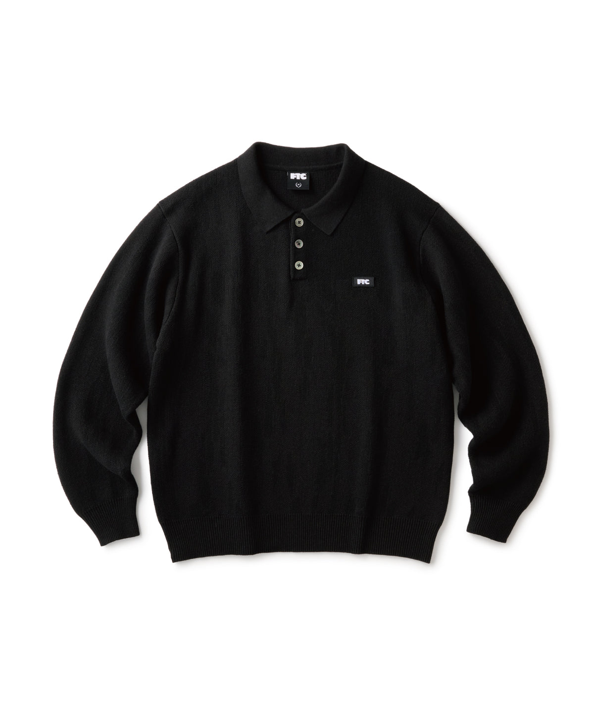 FTC KNIT POLO SWEATER