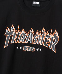 THRASHER X FTC LOGO TEE