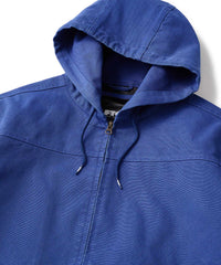 FTC WASHED CANVAS HOODED JACKET