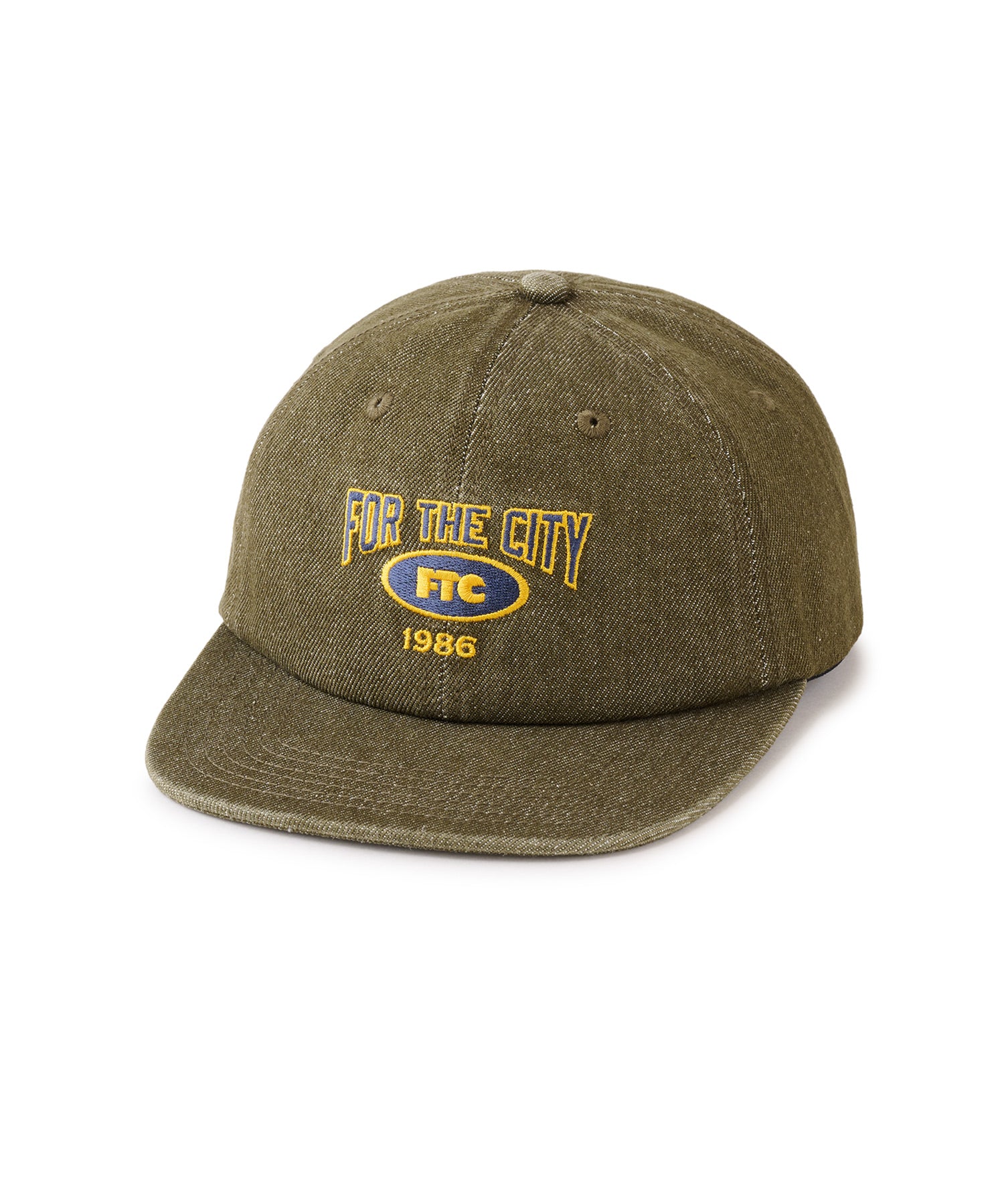 FTC - 　キャンチョメチョメ FTC WASHED DENIM OVAL 6 PANEL – FTC SKATEBOARDING
