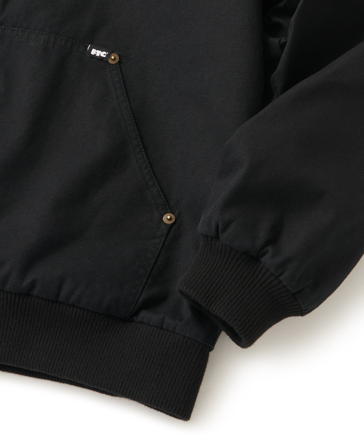 FTC WASHED CANVAS HOODED JACKET