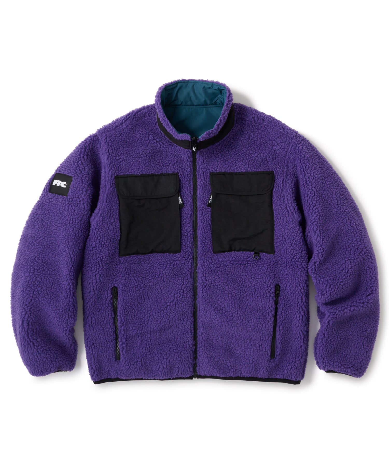 FTC SHERPA FLEECE REVERSIBLE JACKET – FTC SKATEBOARDING