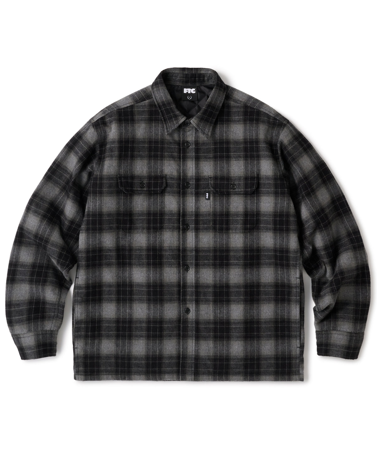 FTC QUILTED LINED PLAID NEL SHIRT