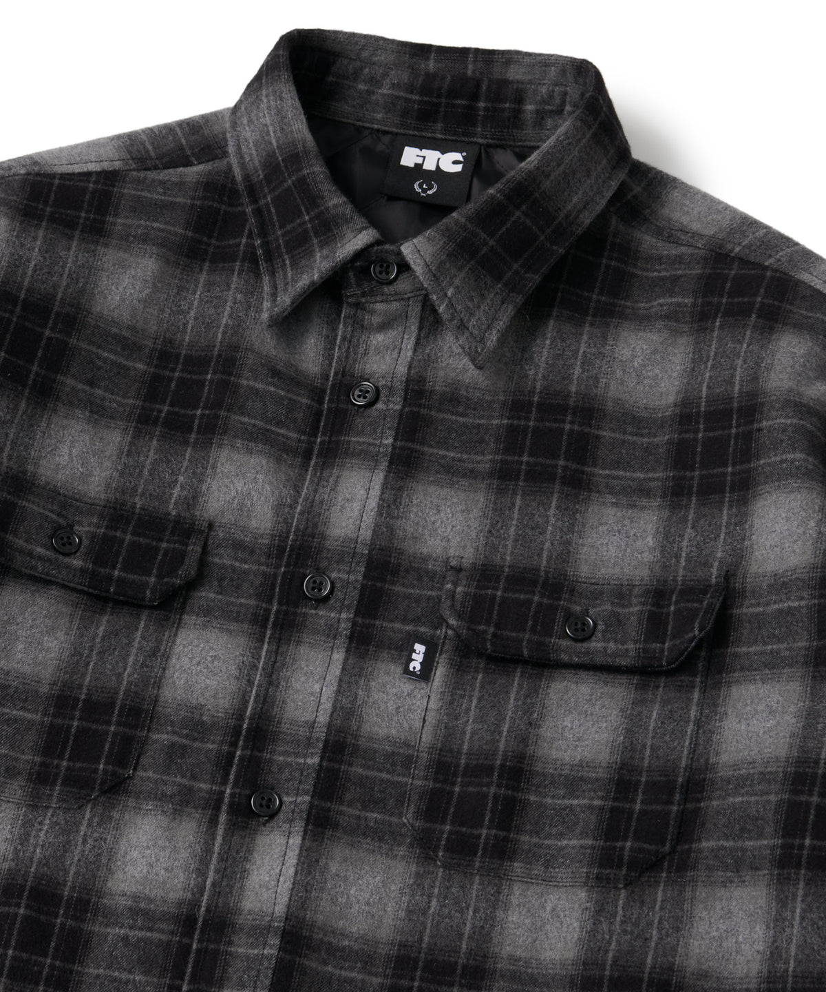 FTC QUILTED LINED PLAID NEL SHIRT