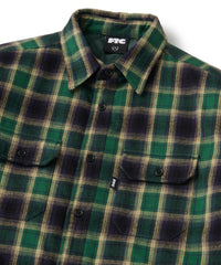 FTC QUILTED LINED PLAID NEL SHIRT