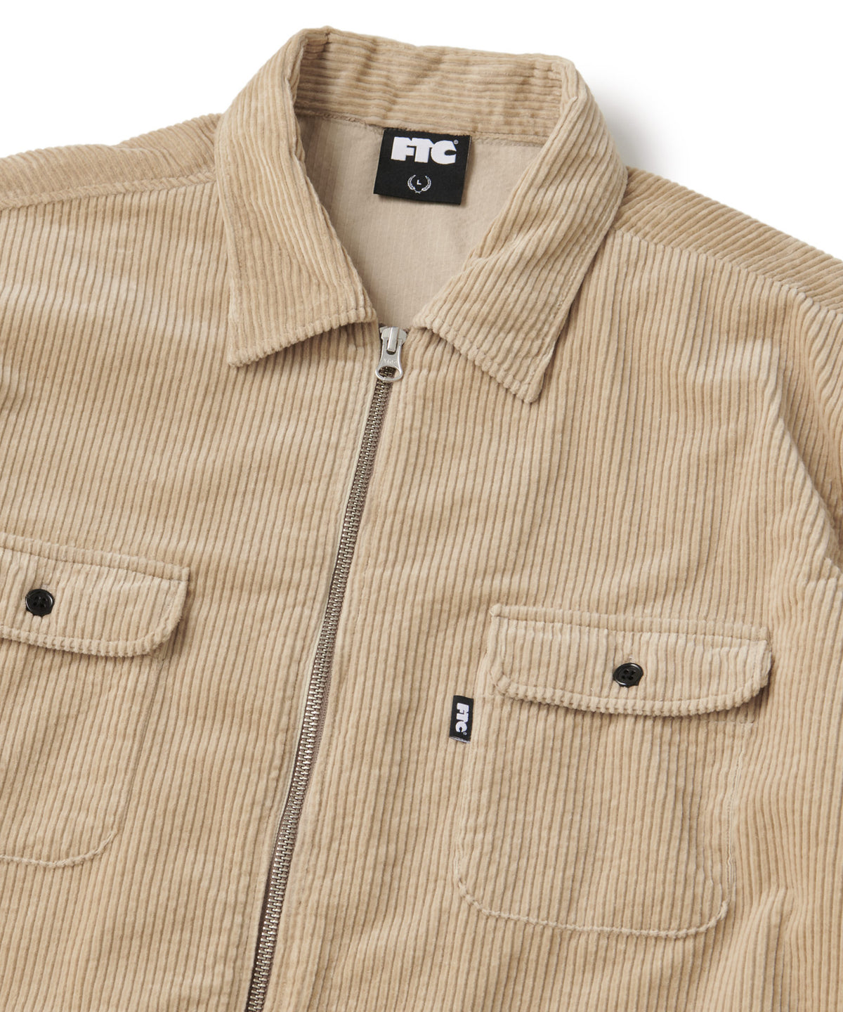 FTC CORDUROY ZIP UP SHIRT