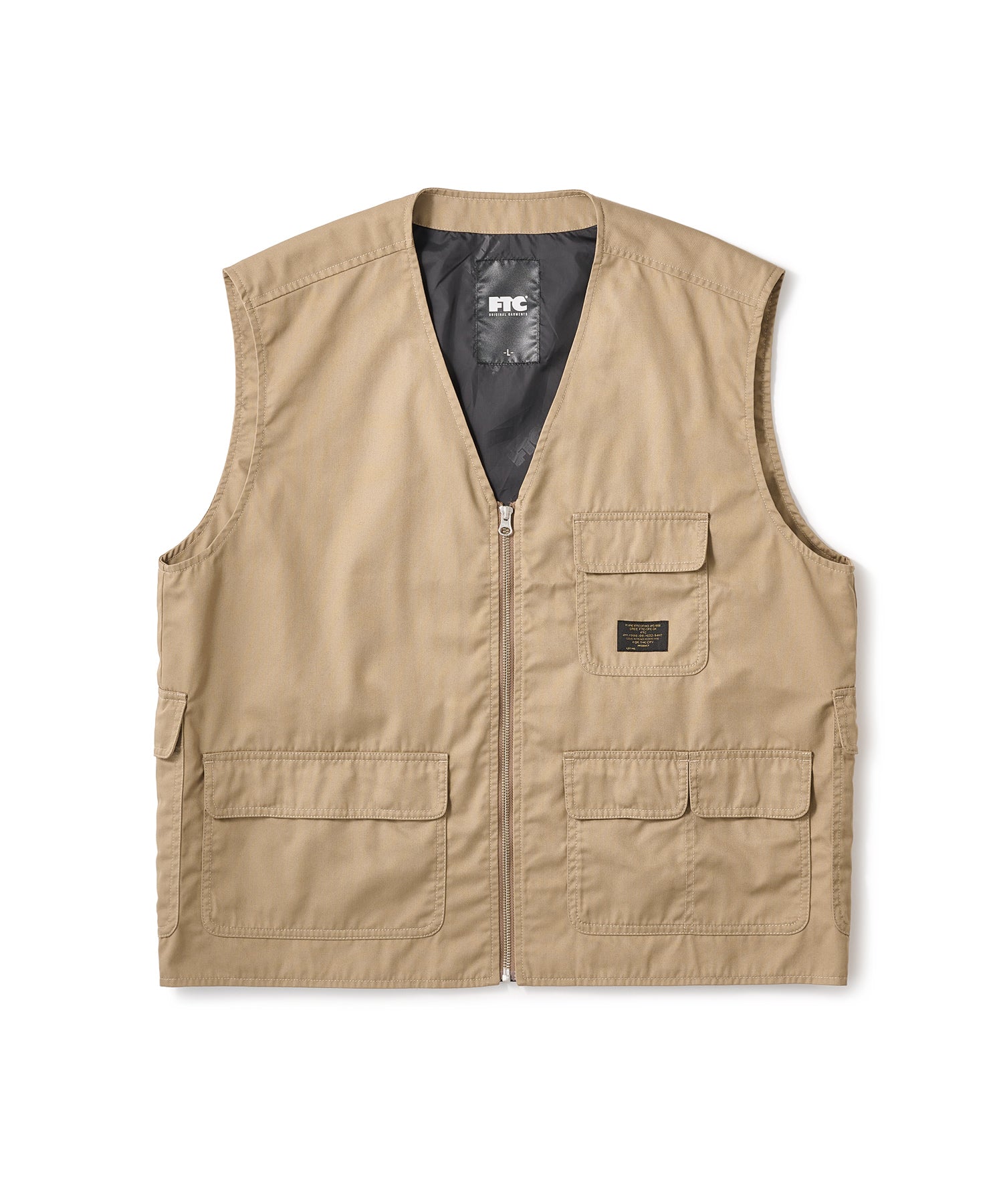 FTC TWILL WORK VEST – FTC SKATEBOARDING