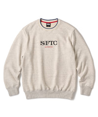 FTC STRIPE RIB CREWNECK SWEATSHIRT