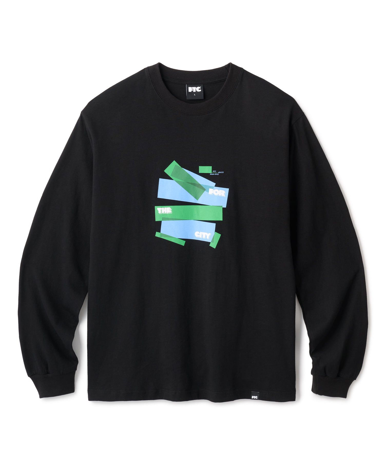 FTC BLUE & GREEN L/S TEE – FTC SKATEBOARDING