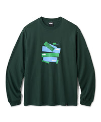 FTC BLUE & GREEN L/S TEE