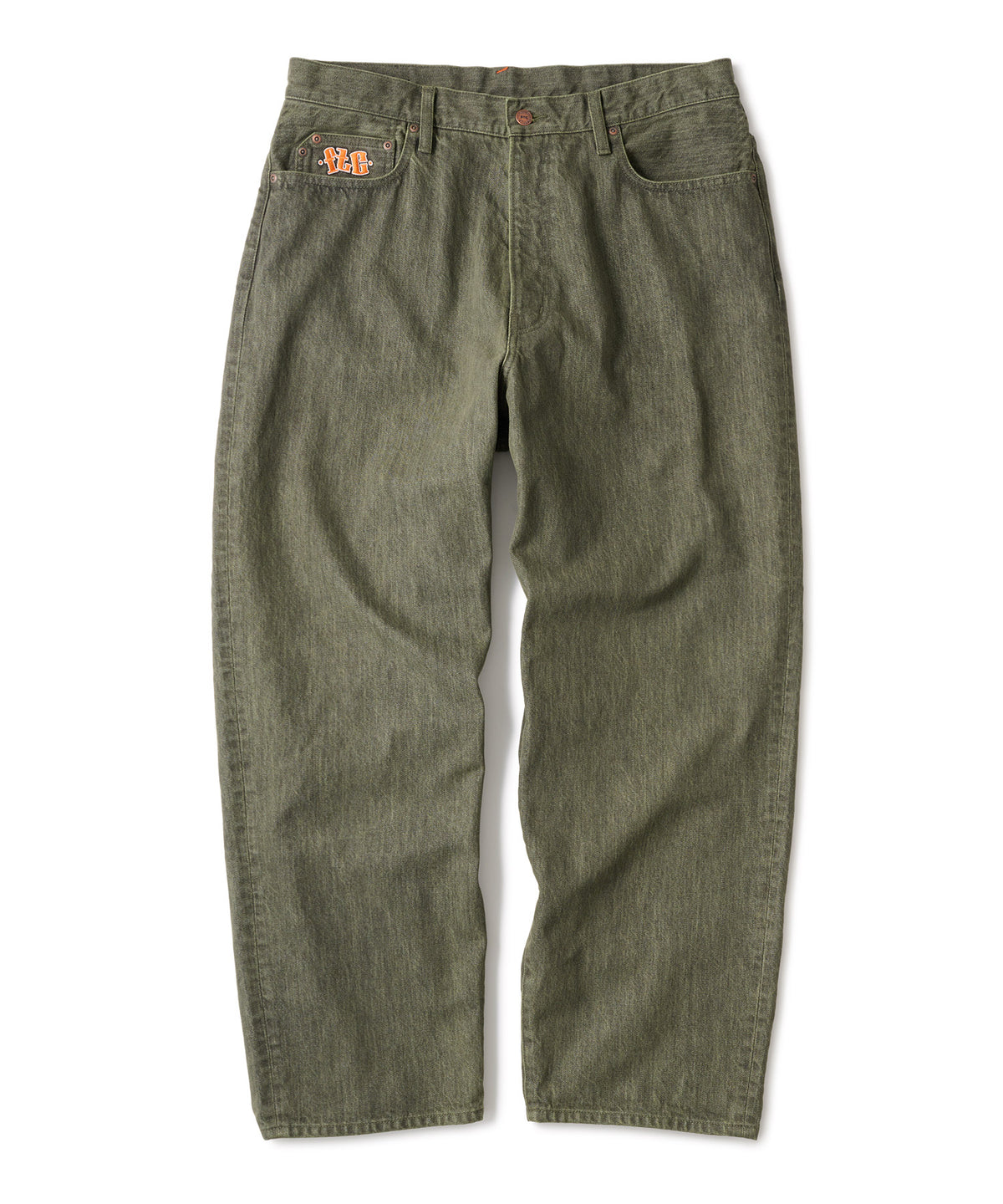 FTC OVERDYED EMB JEAN (BAGGY FIT)