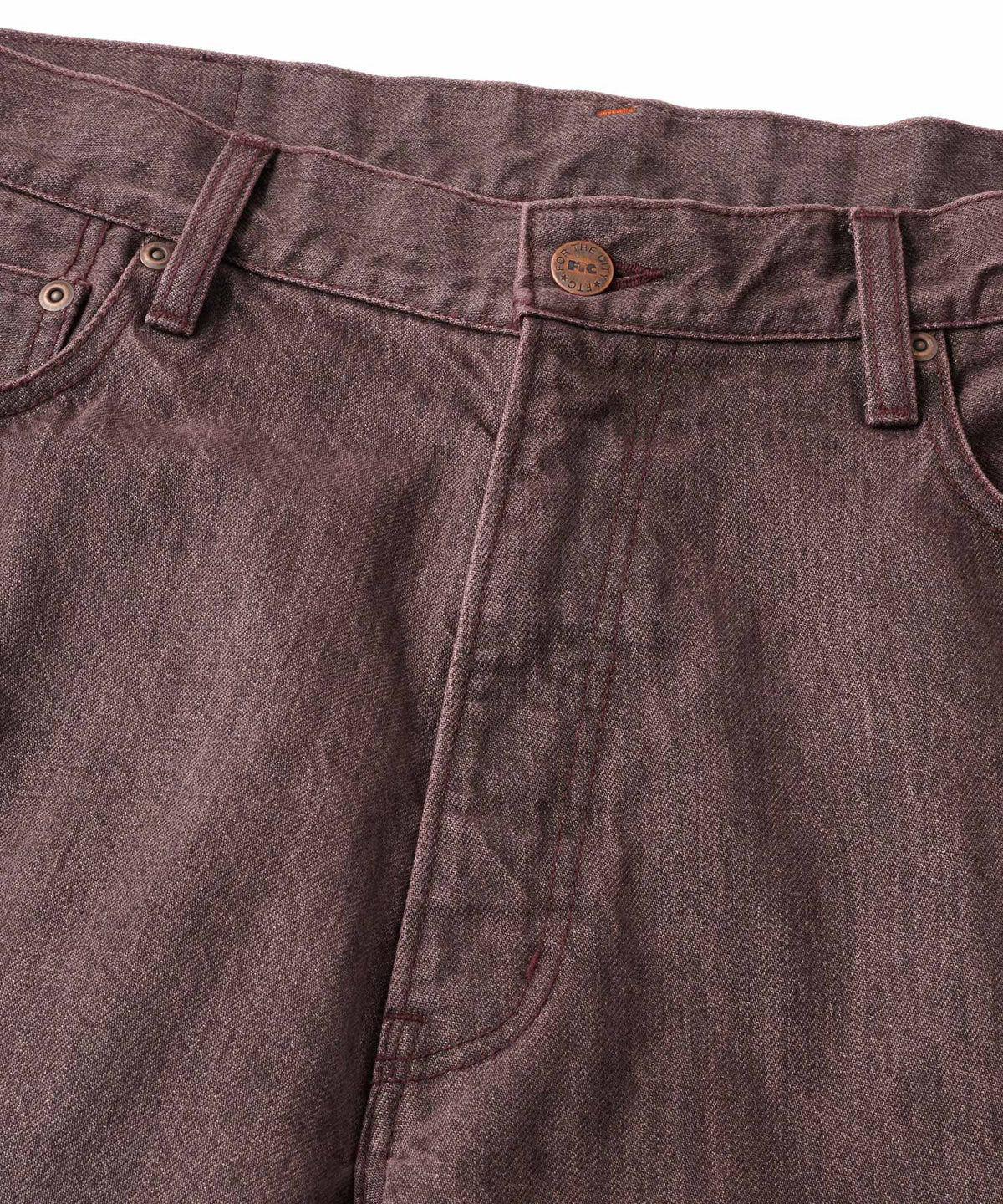 FTC OVERDYED EMB JEAN (BAGGY FIT)