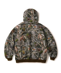 FTC WASHED CANVAS HOODED JACKET