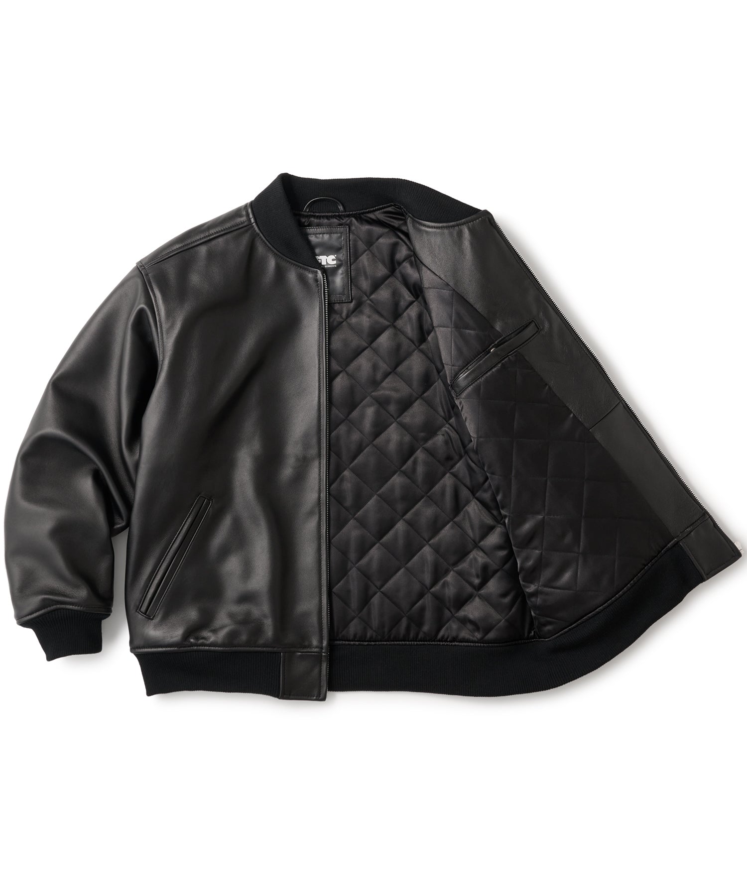 FTC LEATHER ZIP VARSITY JACKET – FTC SKATEBOARDING