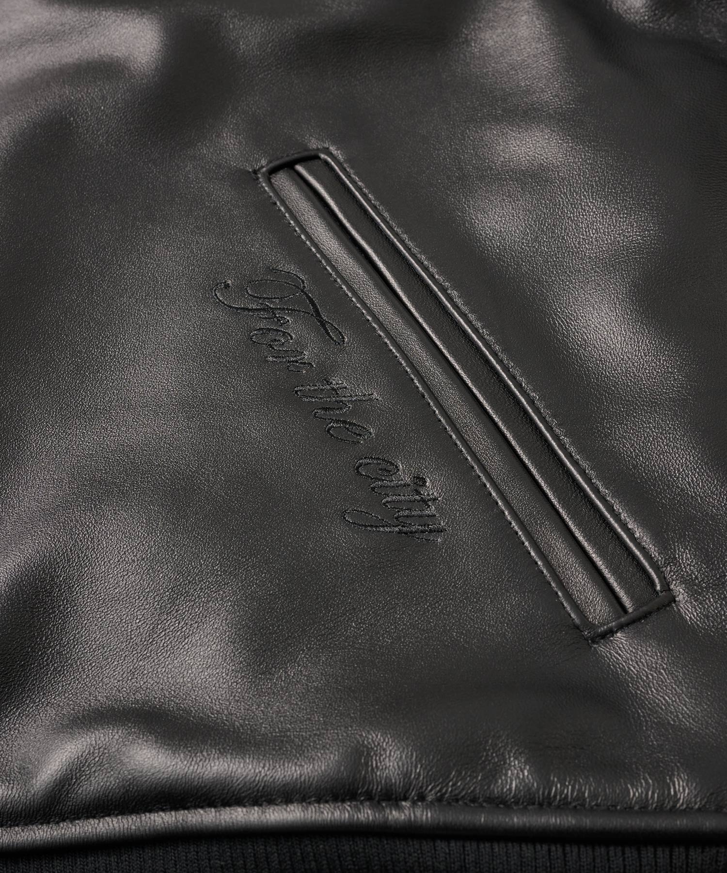 FTC LEATHER ZIP VARSITY JACKET – FTC SKATEBOARDING