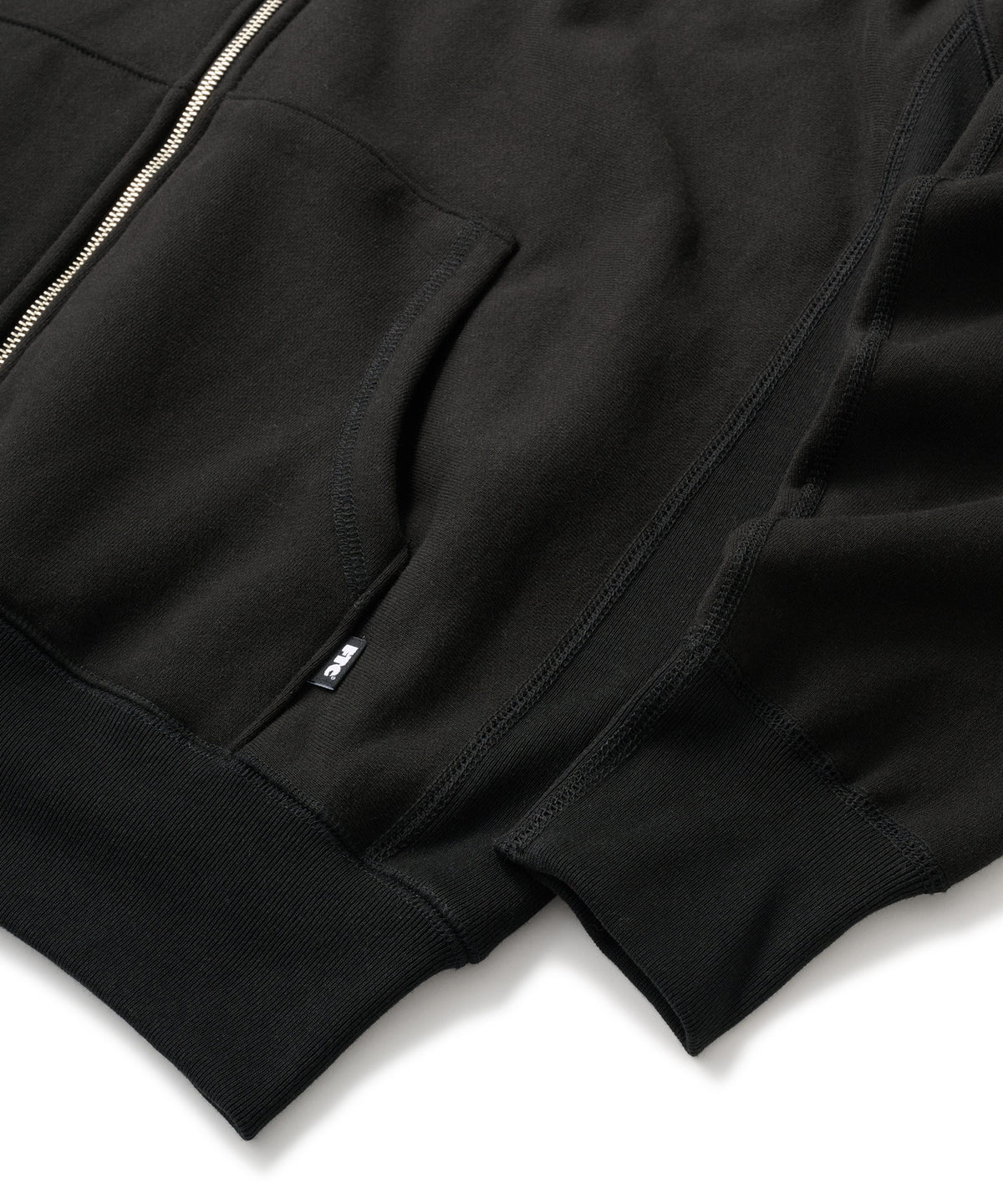 FTC SMALL BOX LOGO ZIP UP HOODED SWEATSHIRT