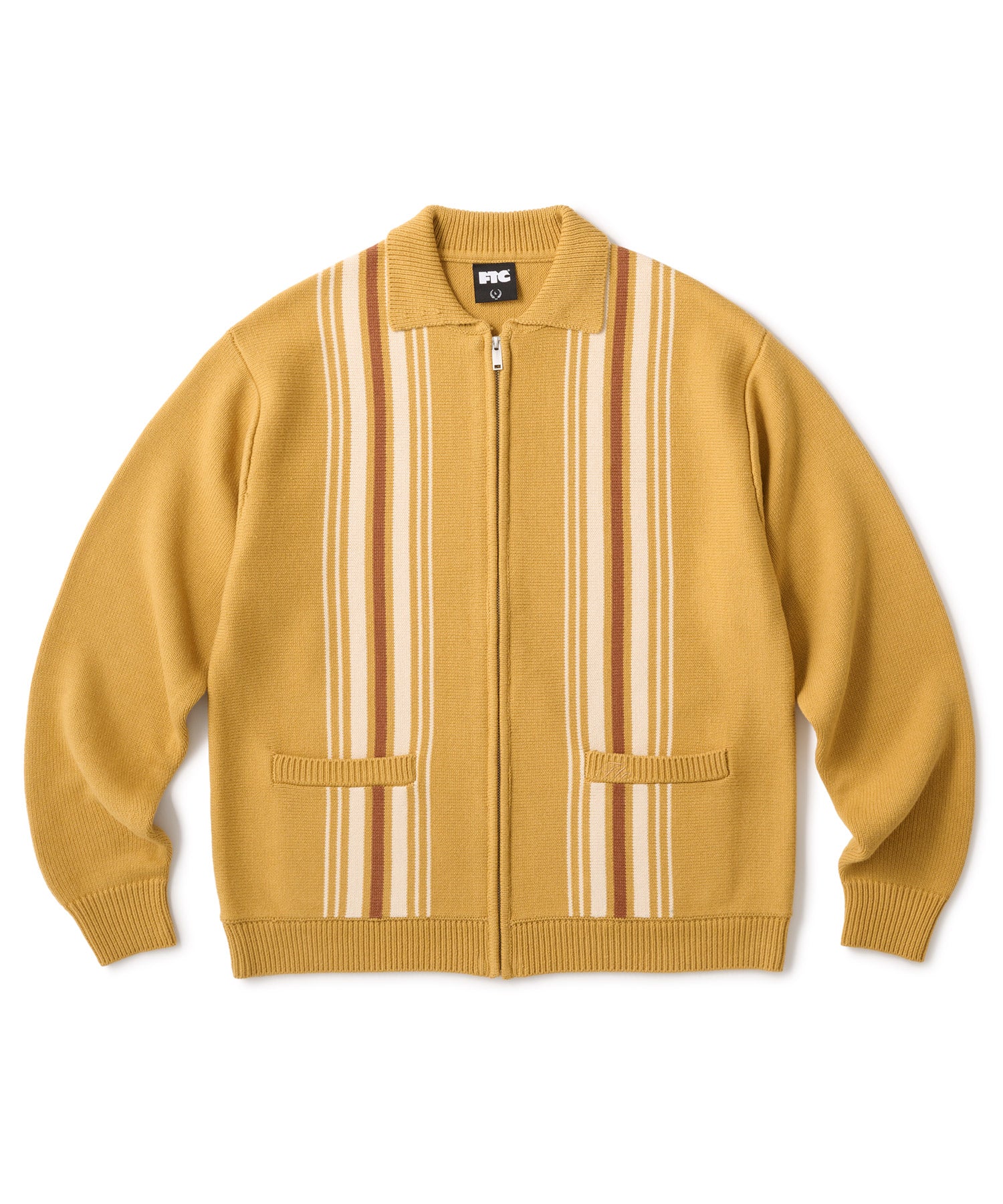 FTC カーディガン FTC STRIPE ZIP UP KNIT CARDIGAN – FTC SKATEBOARDING
