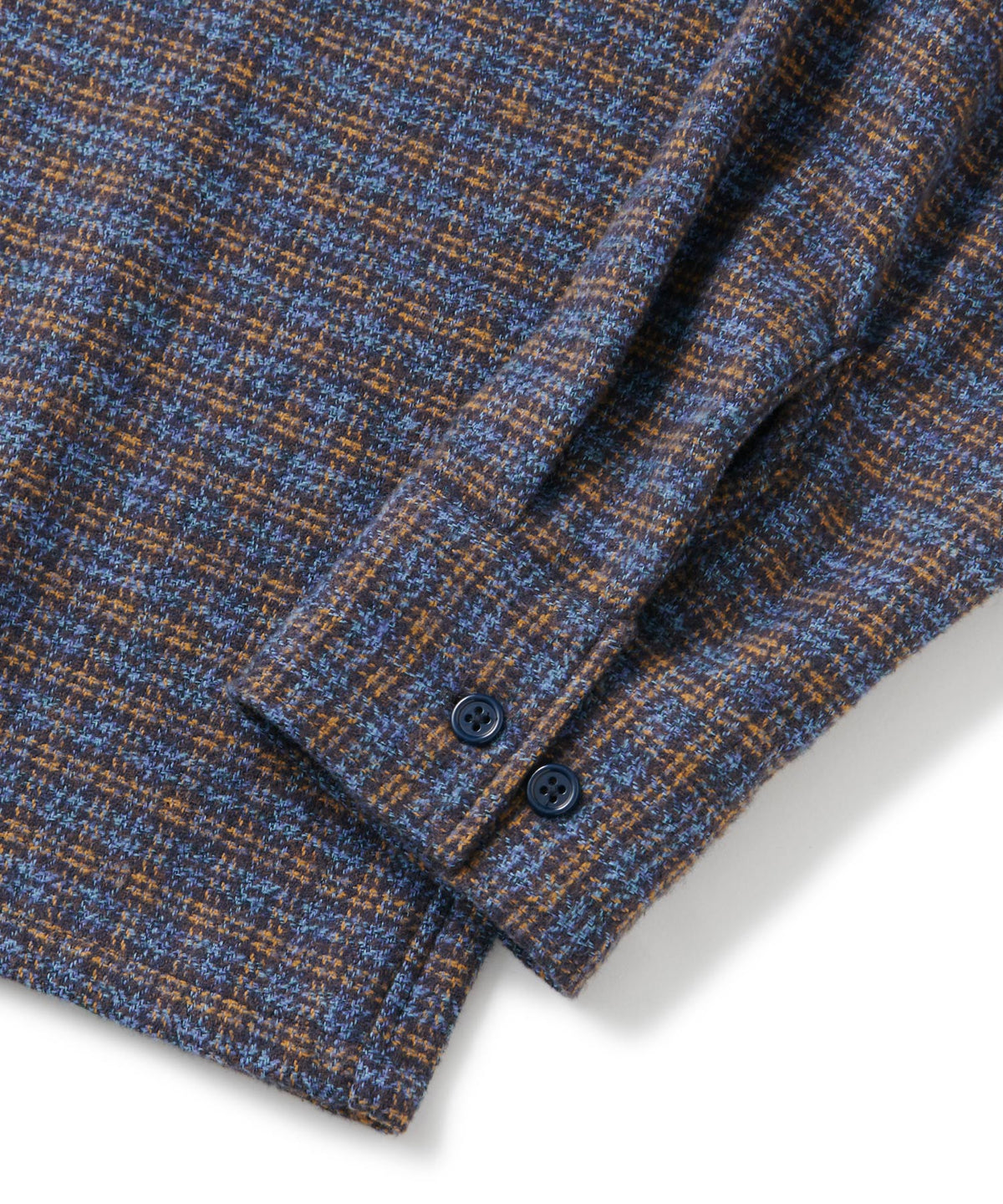 FTC WOVEN PLAID ZIP UP SHIRT