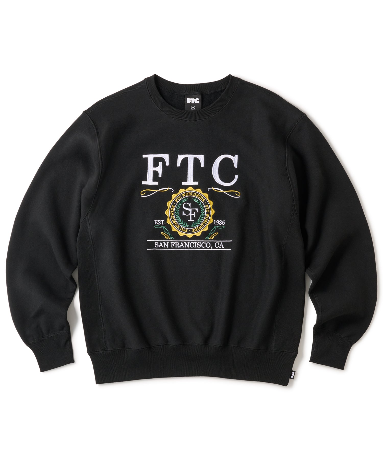 FTC UNIVERSITY CREWNECK SWEATSHIRT – FTC SKATEBOARDING