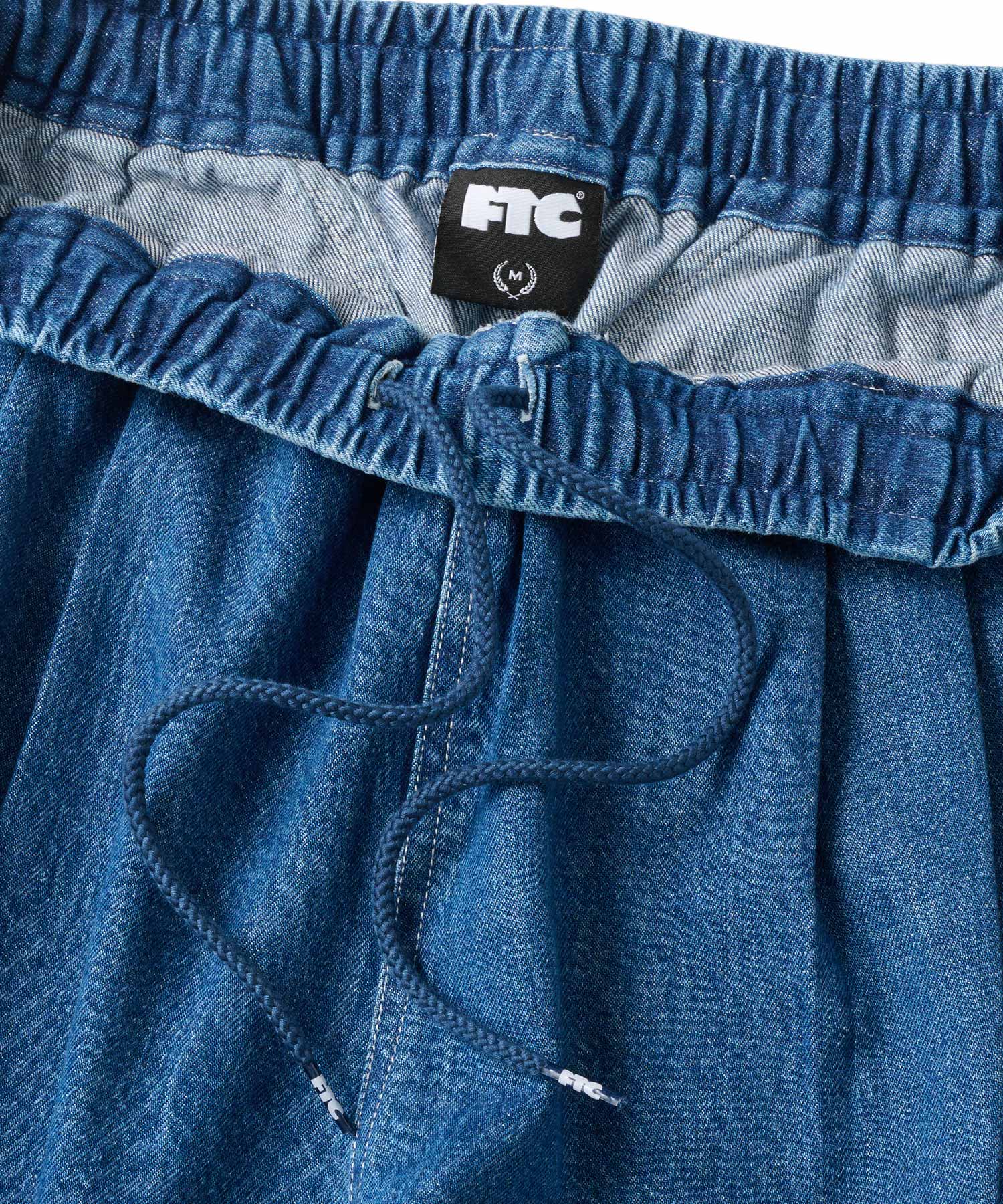 FTC easy denim pants XL BLACK dark gray