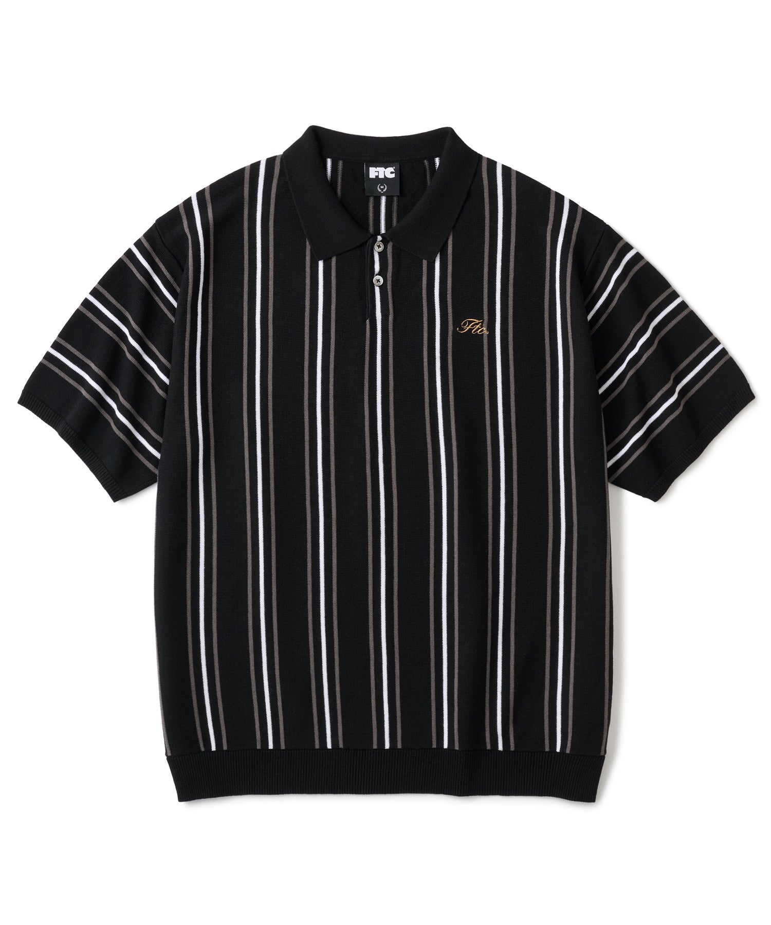 即完売【FTC】STRIPE KNIT POLO FTC STRIPE KNIT POLO – FTC SKATEBOARDING