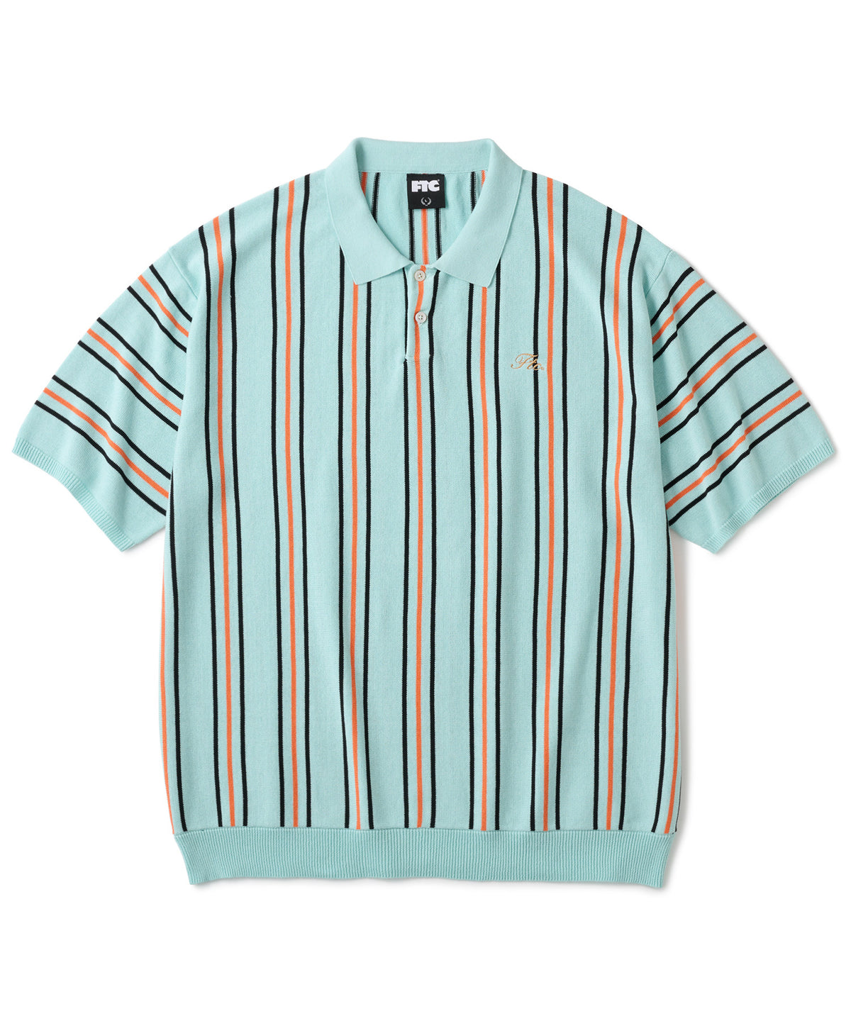 FTC STRIPE KNIT POLO