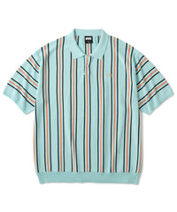 FTC STRIPE KNIT POLO
