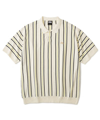 FTC STRIPE KNIT POLO