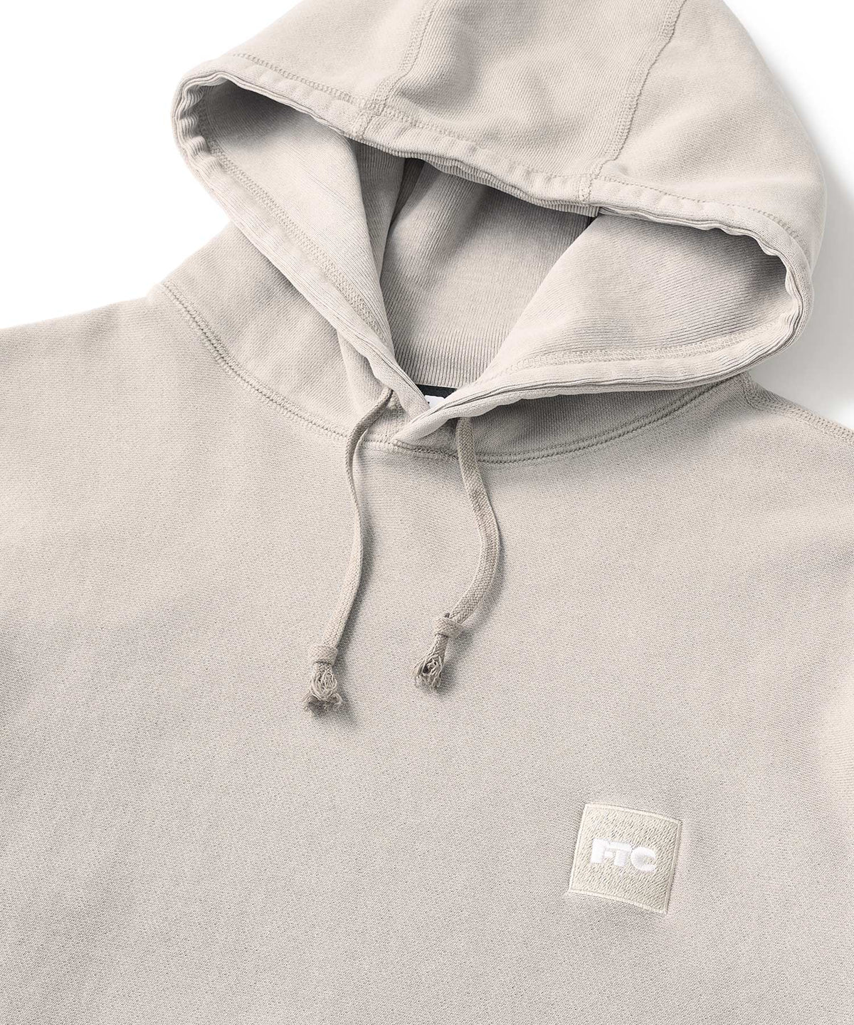 FTC PIGMENT DYED BOX LOGO PULLOVER HOODED SWEATSHIRT