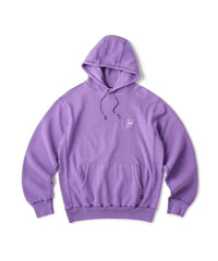 FTC PIGMENT DYED BOX LOGO PULLOVER HOODED SWEATSHIRT