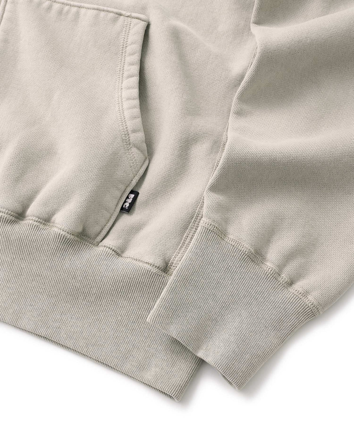 FTC PIGMENT DYED BOX LOGO ZIP UP HOODED SWEATSHIRT