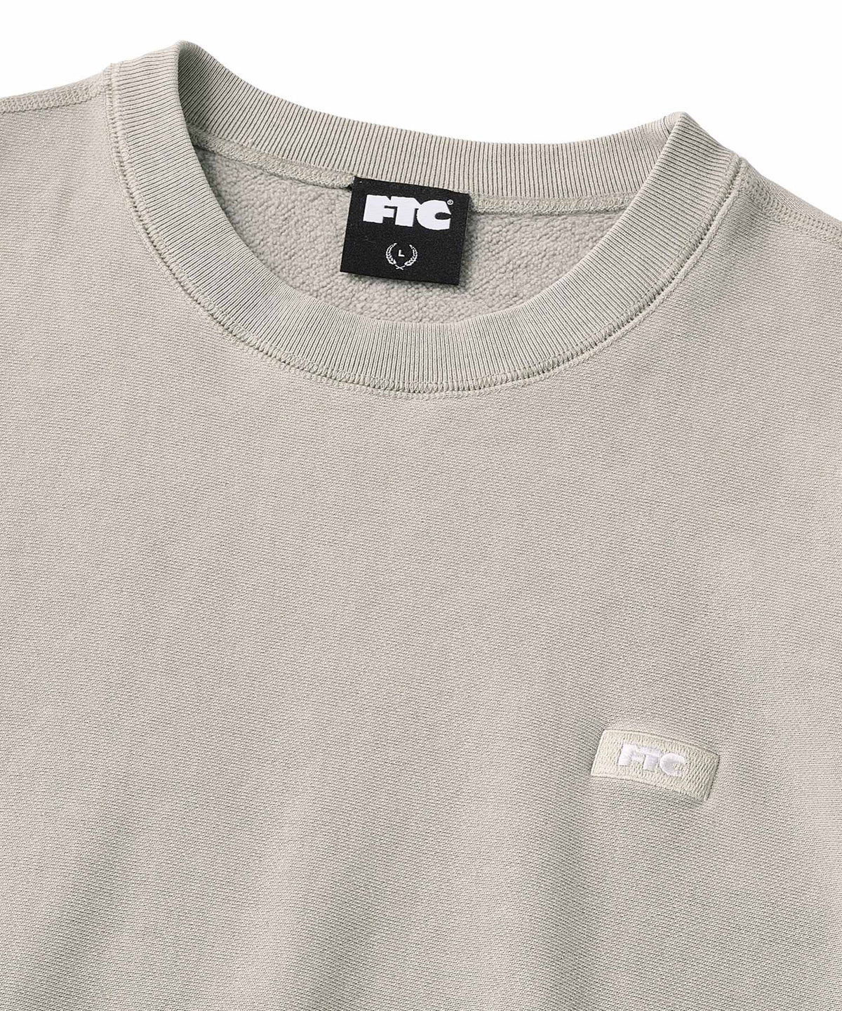 FTC PIGMENT DYED BOX SMALL BOX LOGO CREWNECK SWEATSHIRT