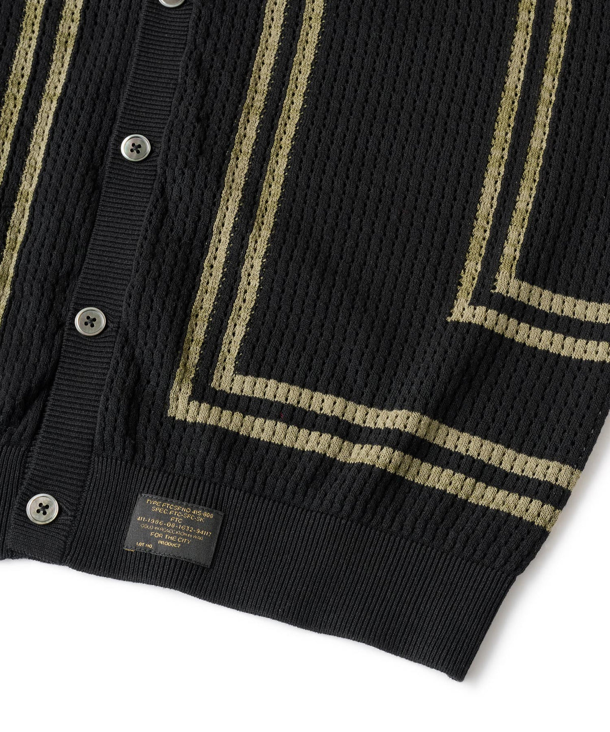FTC INTARSIA KNIT SHIRT
