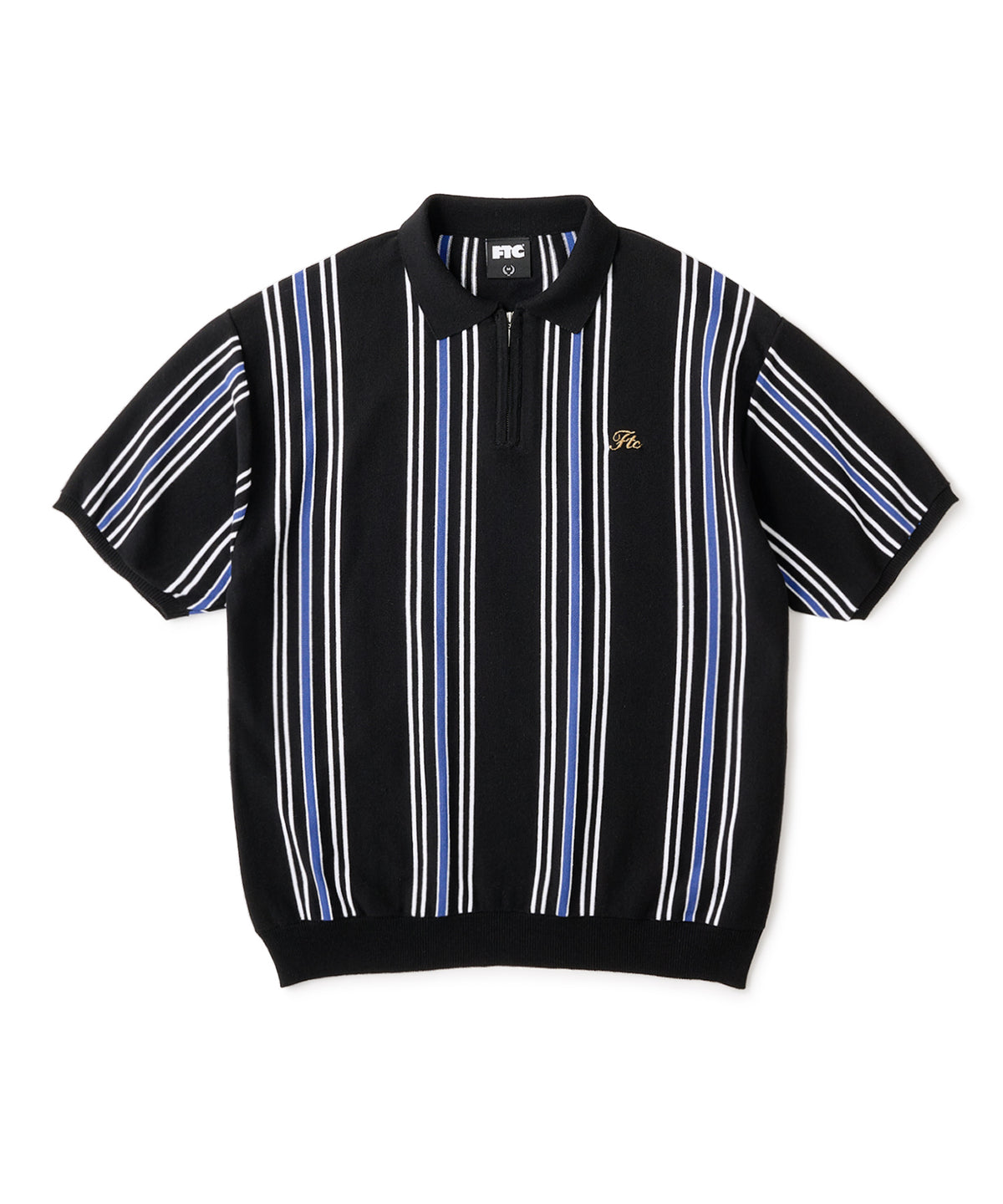 FTC STRIPE KNIT POLO